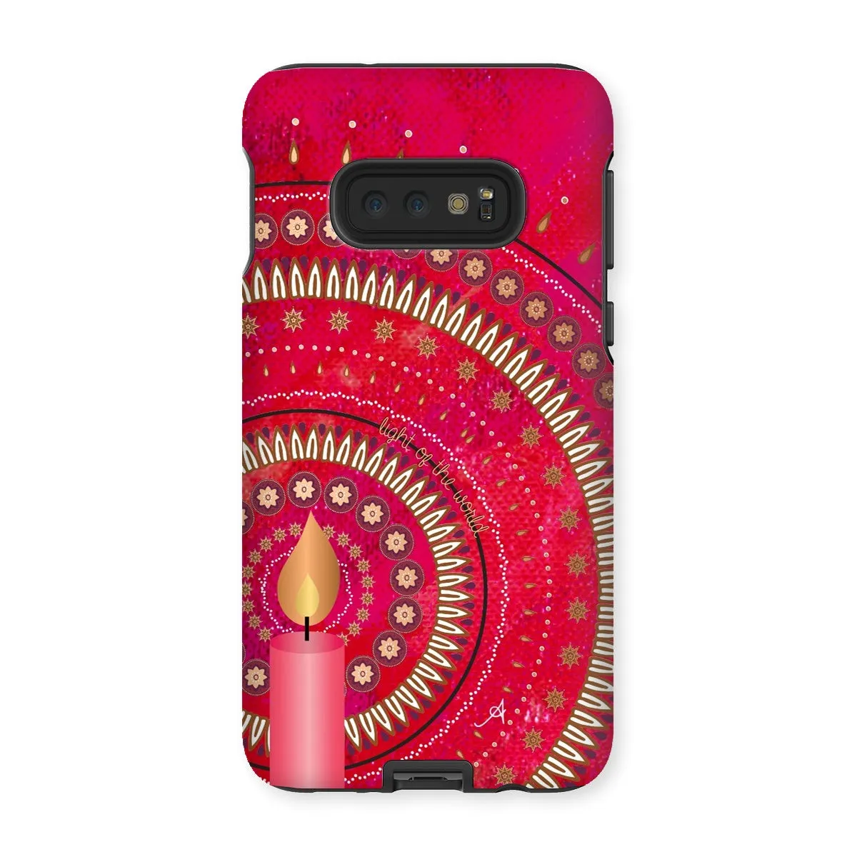 Light of the World Red Amanya Design Tough Phone Case