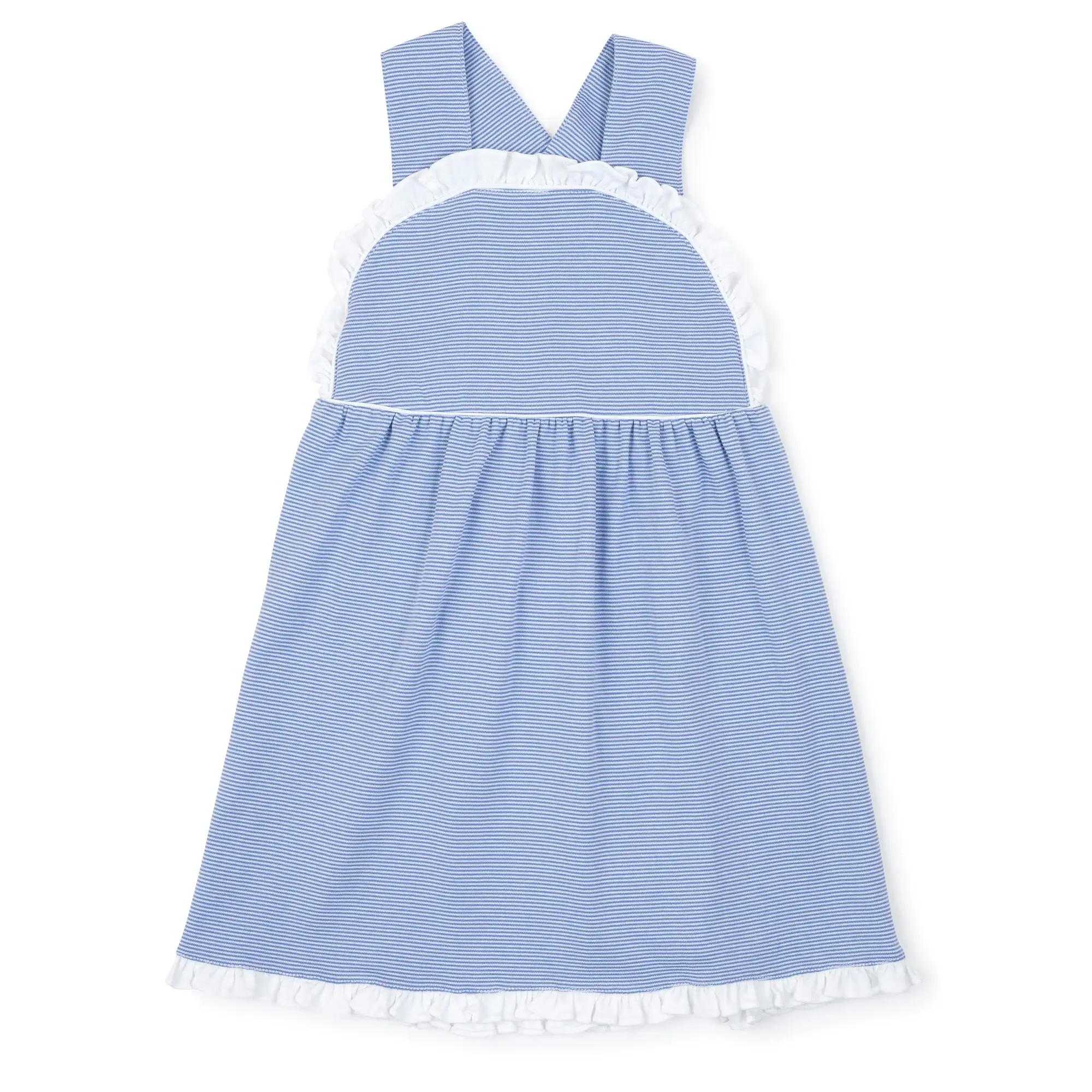 Lila and Hayes - Eden Dress - Blue and White Stripes