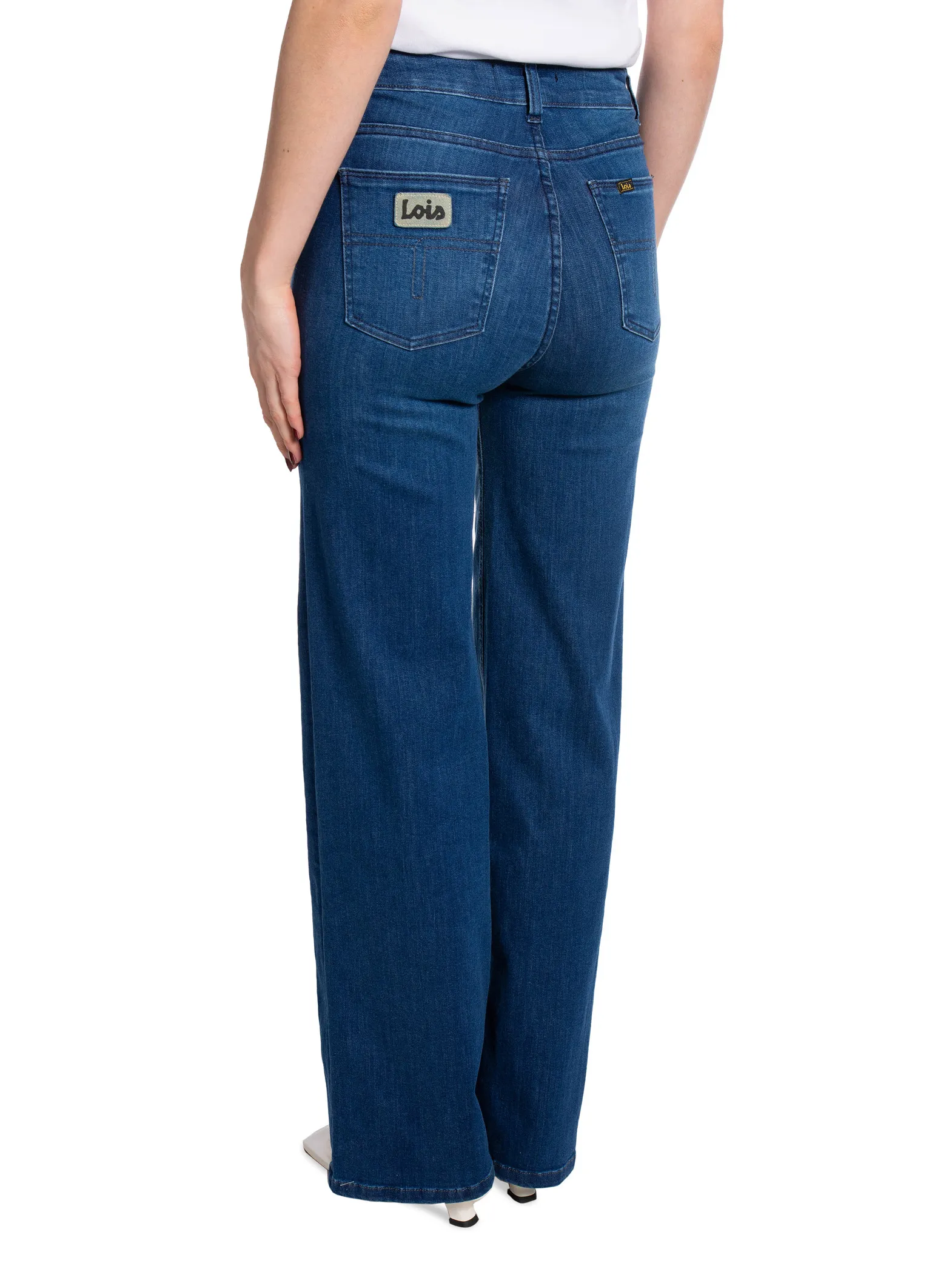 LOIS JEANS PALAZZO LEIA TEAL STONE