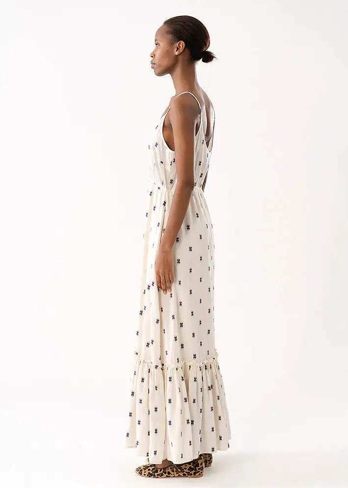 Lollys Laundry Uno Maxi Dress - Kjole - Creme