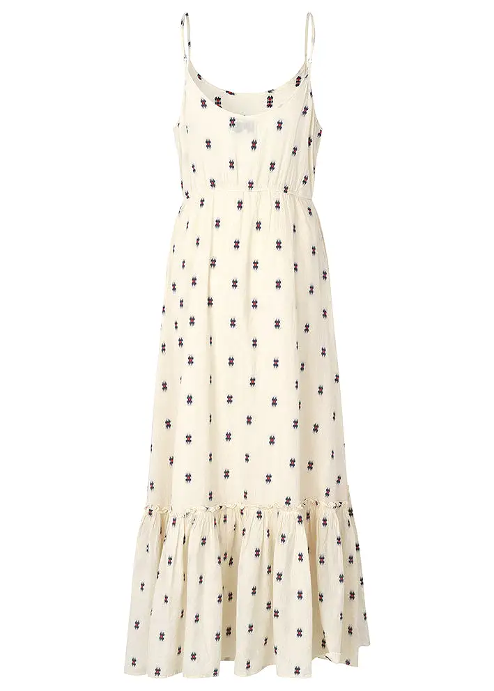 Lollys Laundry Uno Maxi Dress - Kjole - Creme