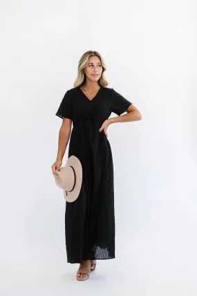 Lula Black Maxi Dress