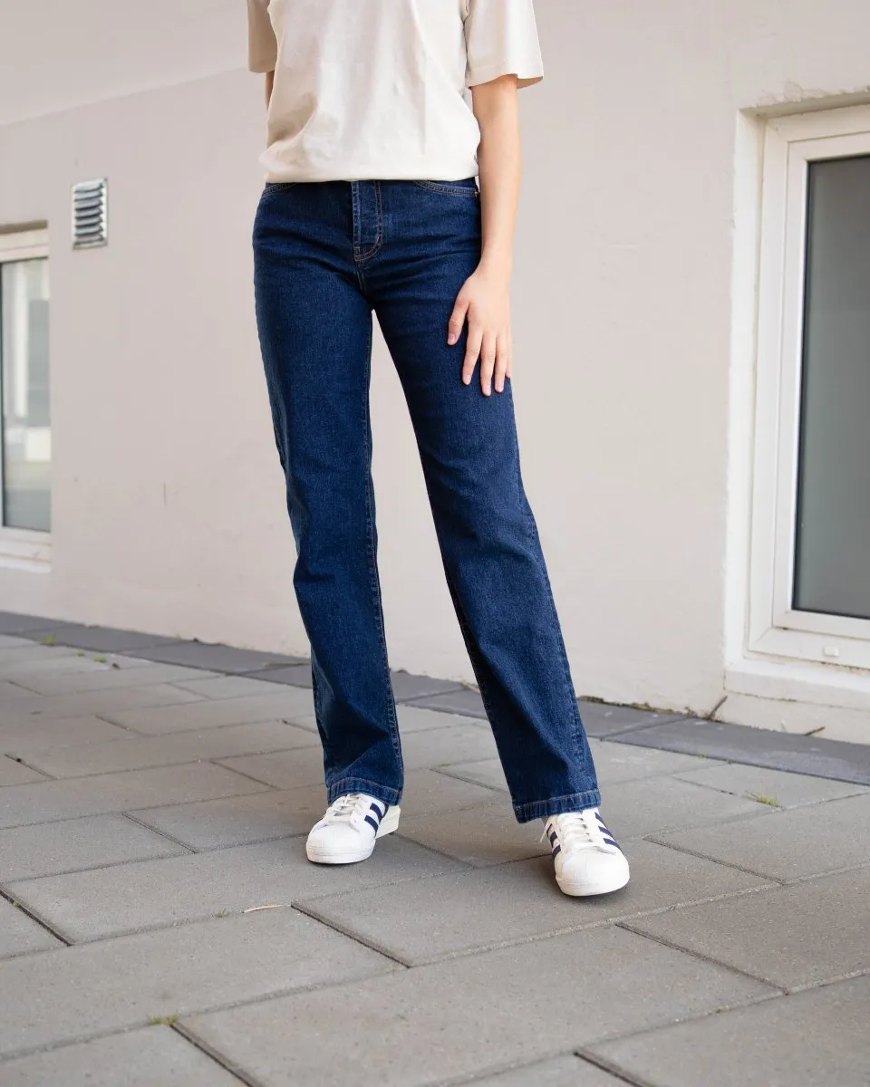 Maria 90s Rinse Jeans - 90sBlue