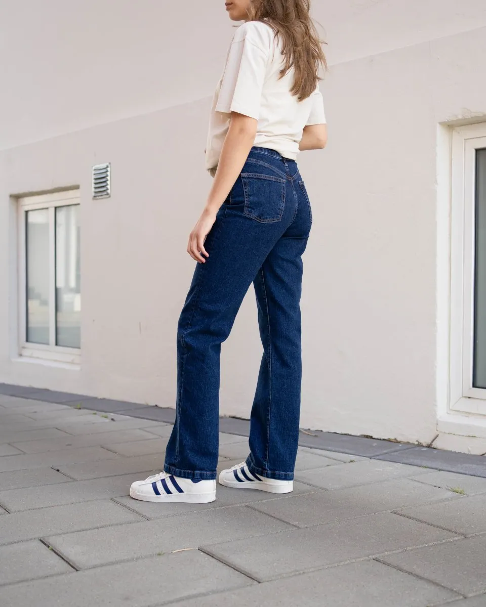 Maria 90s Rinse Jeans - 90sBlue