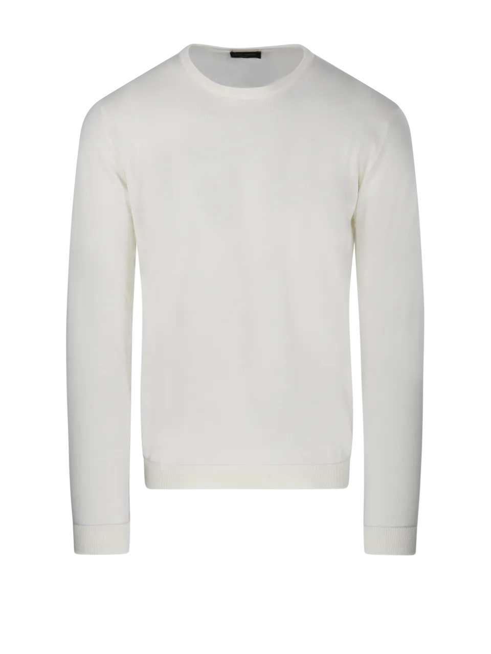 MEN ROBERTO COLLINA WHITE MERINOS WOOL SWEATER