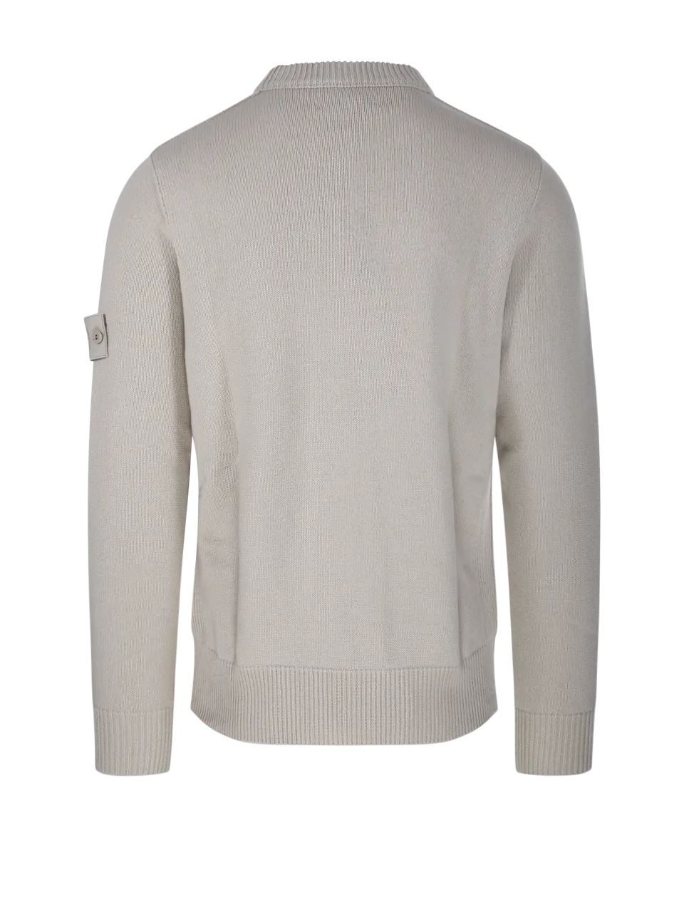 MEN STONE ISLAND BEIGE VIRGIN WOOL SWEATER