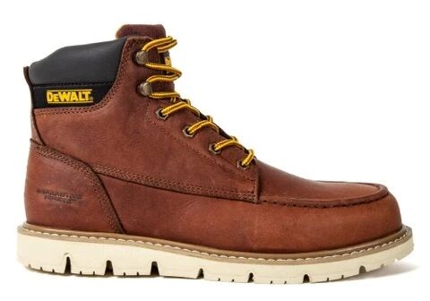 Men's Flex Moc Toe Work Boot in Walnut