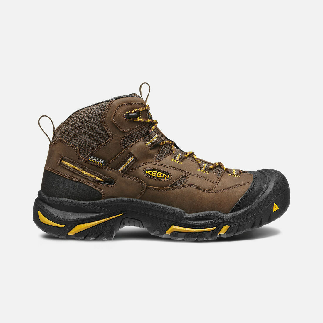 Men's Waterproof Braddock Cascade Brown Work Boot 