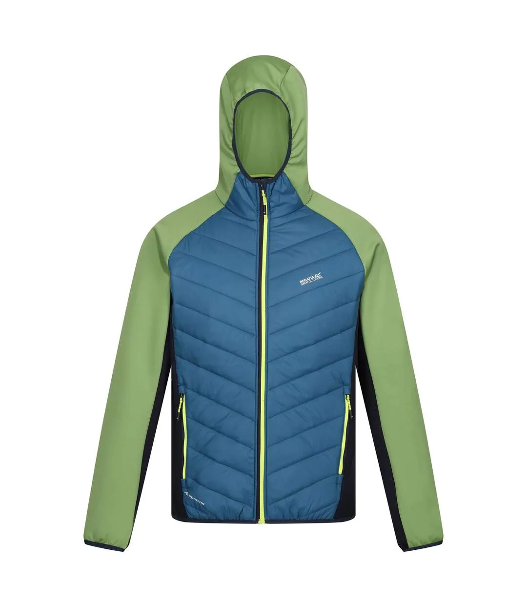 Mens andreson viii hybrid jacket moroccan blue/piquant green Regatta