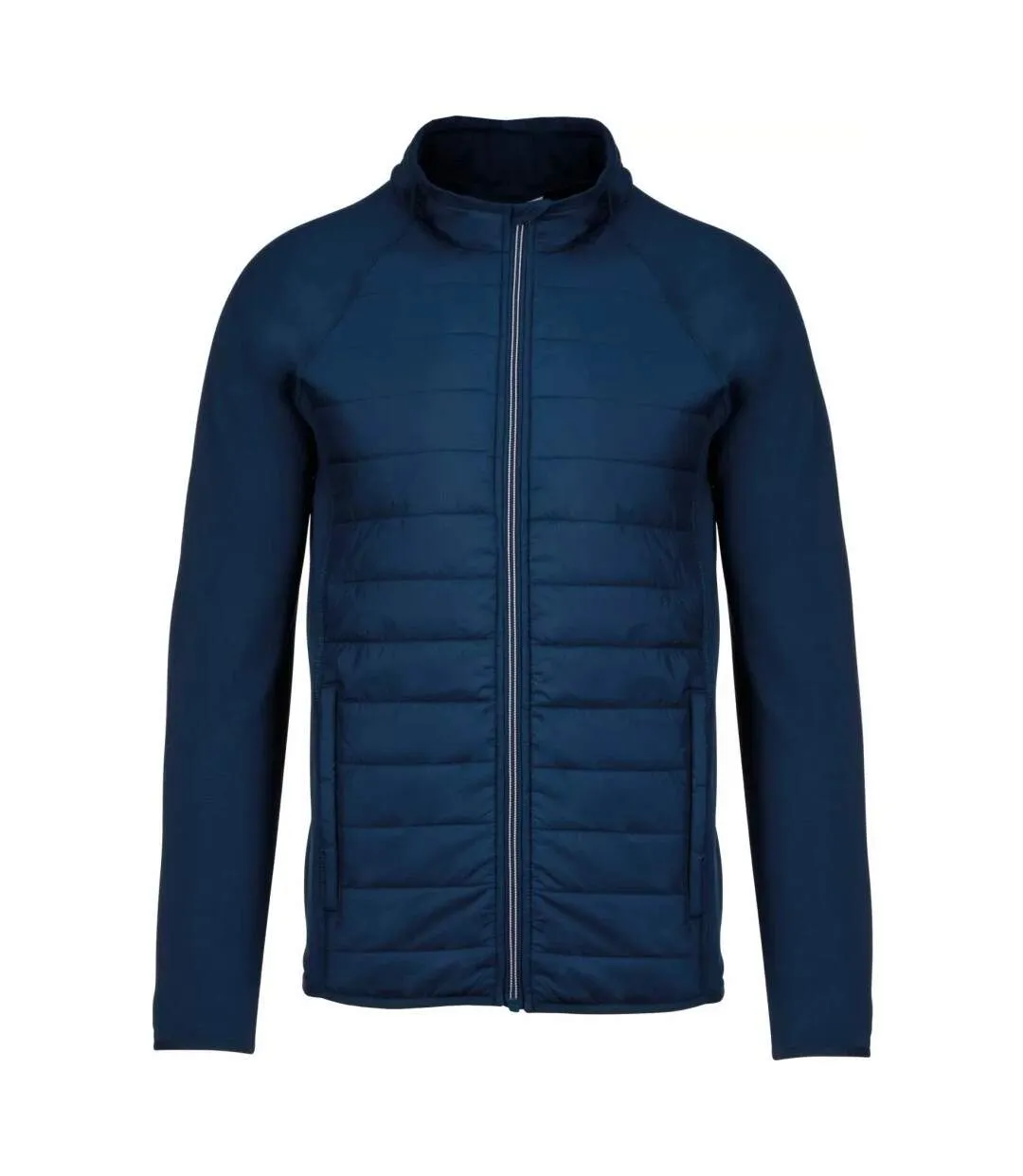 Mens dual material sports padded jacket sporty navy Proact