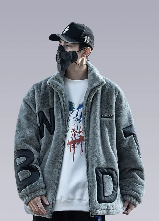 men's fleece jacket streetwear