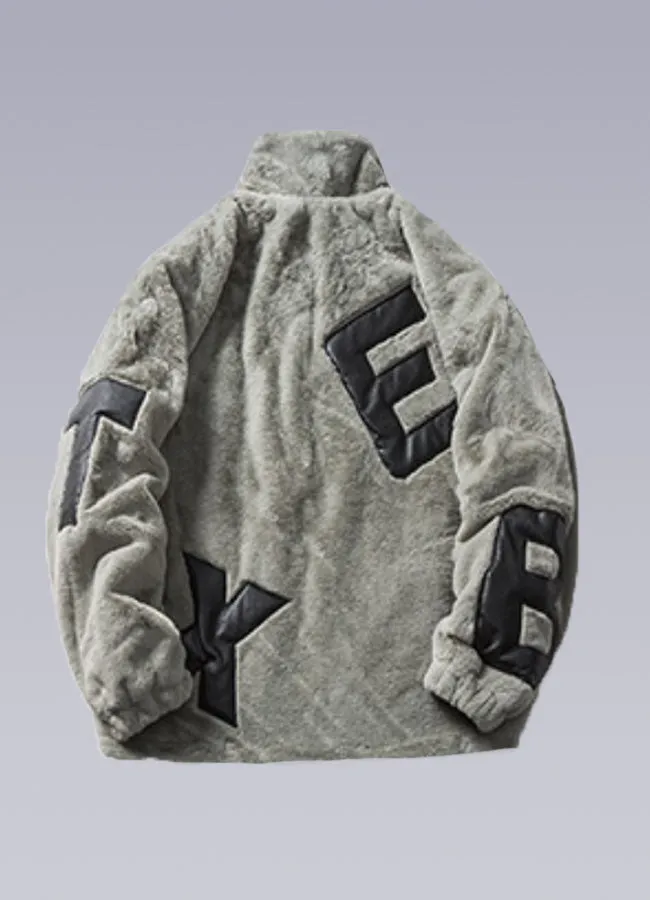 men's fleece jacket streetwear