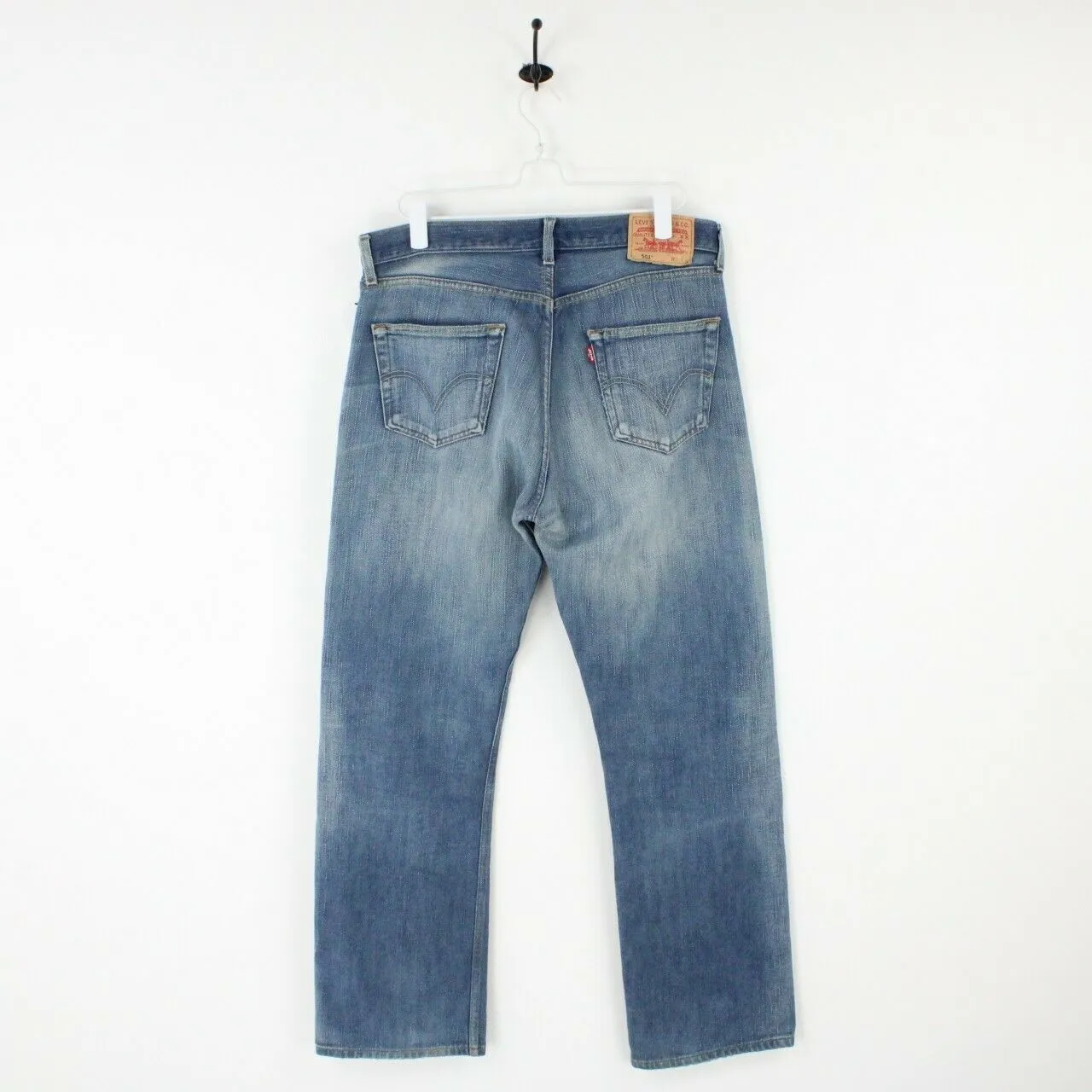 Mens LEVIS 501 Jeans Mid Blue | W36 L32