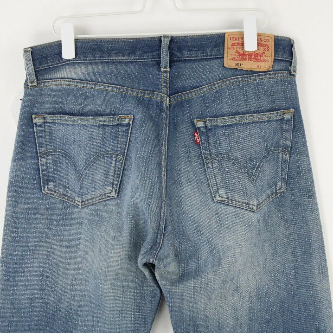 Mens LEVIS 501 Jeans Mid Blue | W36 L32