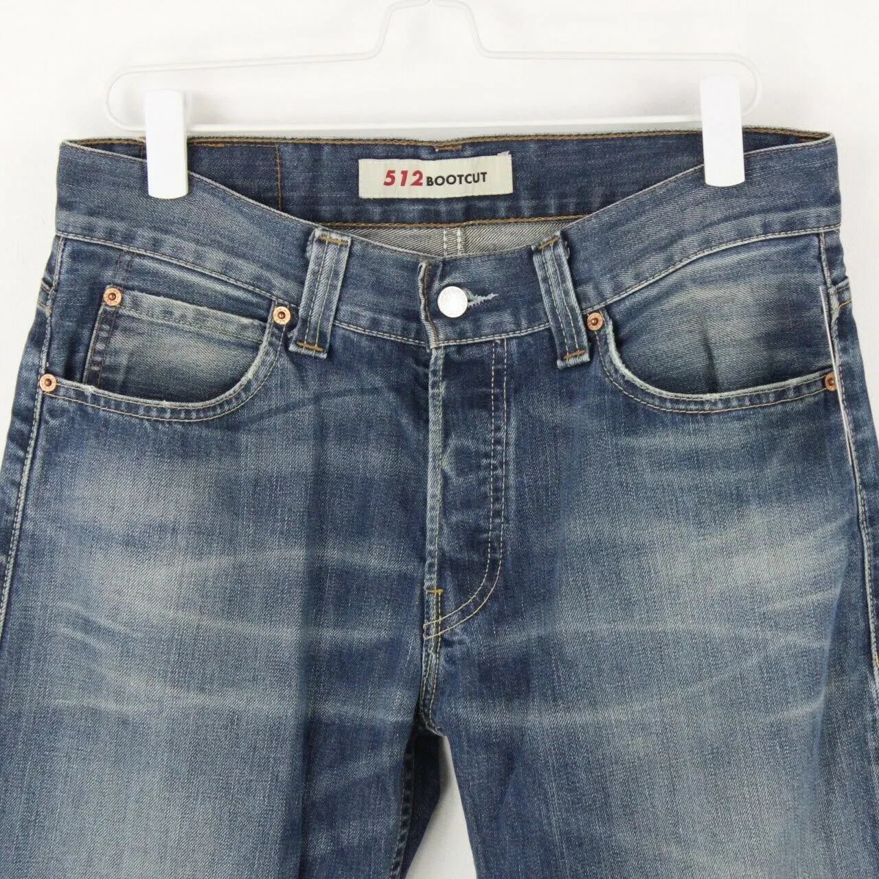 Mens LEVIS 512 Jeans Mid Blue | W32 L34