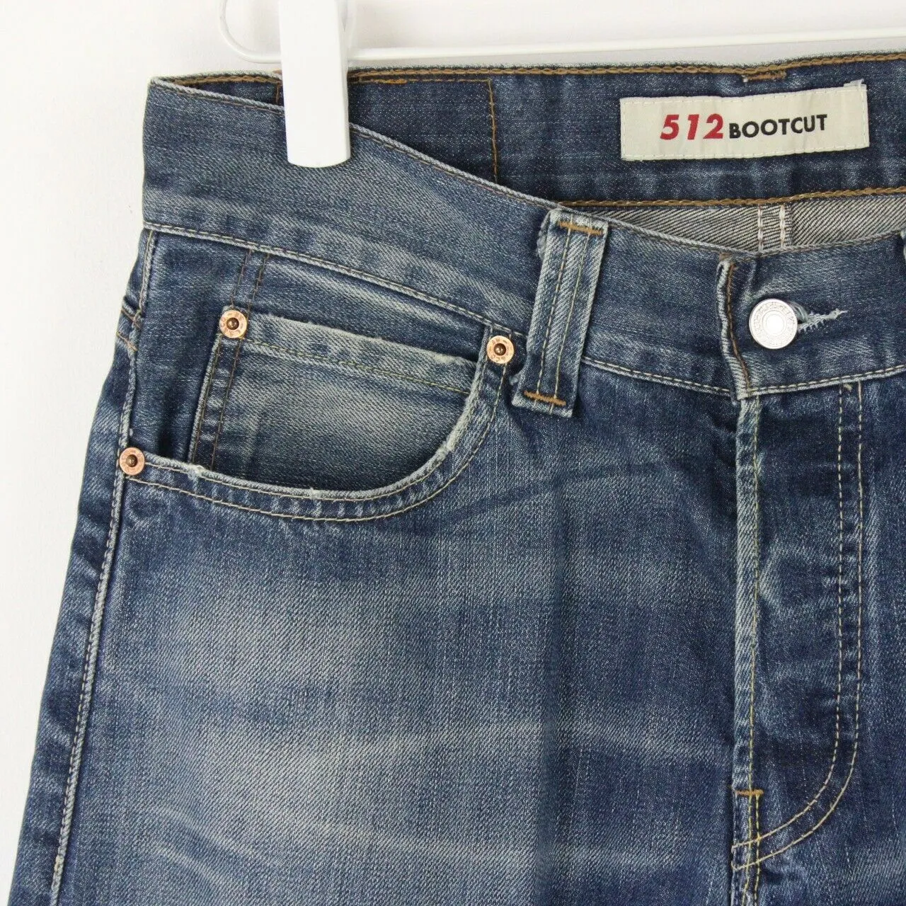 Mens LEVIS 512 Jeans Mid Blue | W32 L34