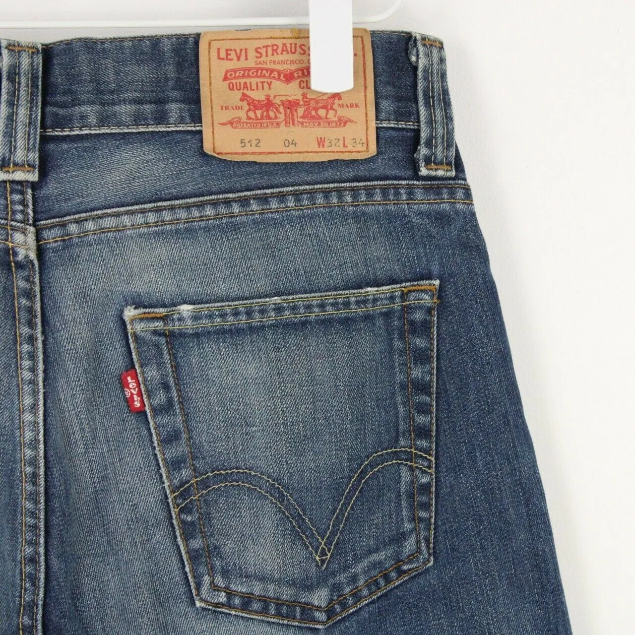 Mens LEVIS 512 Jeans Mid Blue | W32 L34