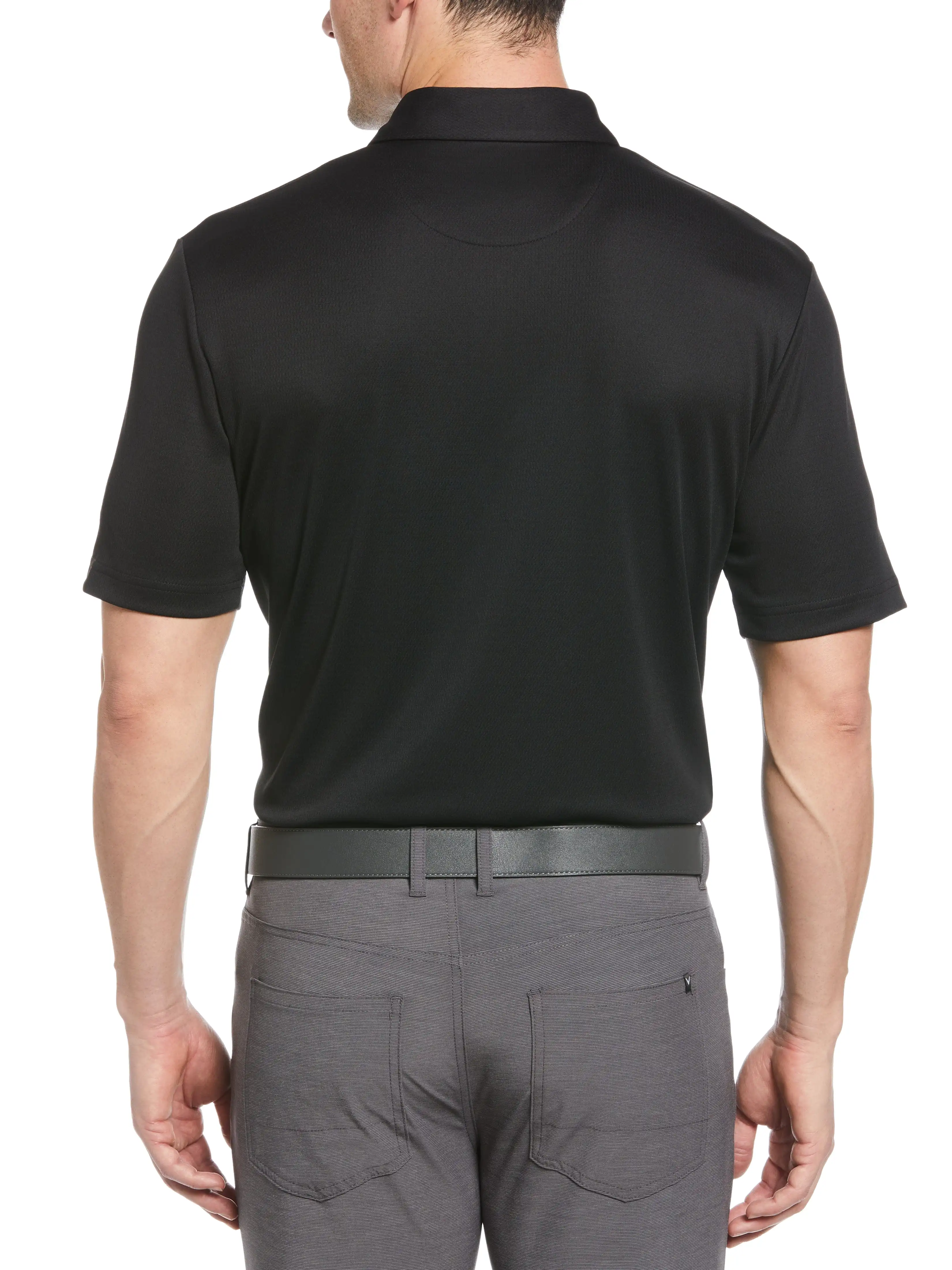 Mens Micro Texture Polo