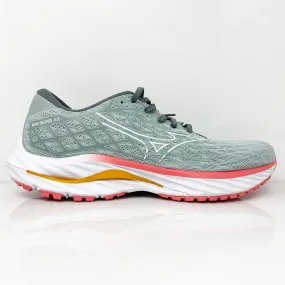 Mizuno Womens Wave Inspire 20 411435 9U00 Gray Running Shoes Sneakers Size 10