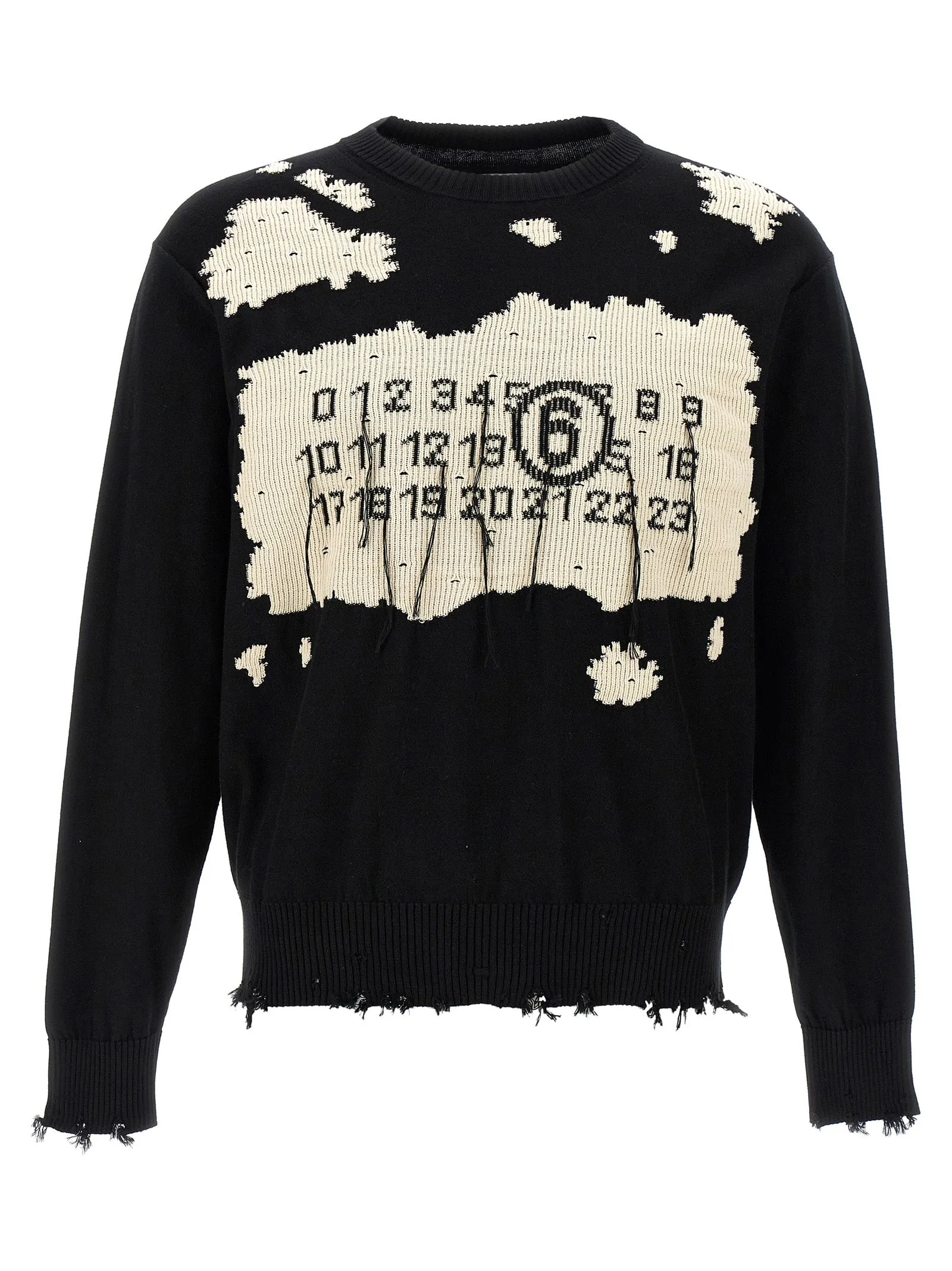 Mm6 Maison Margiela Intarsia Sweater