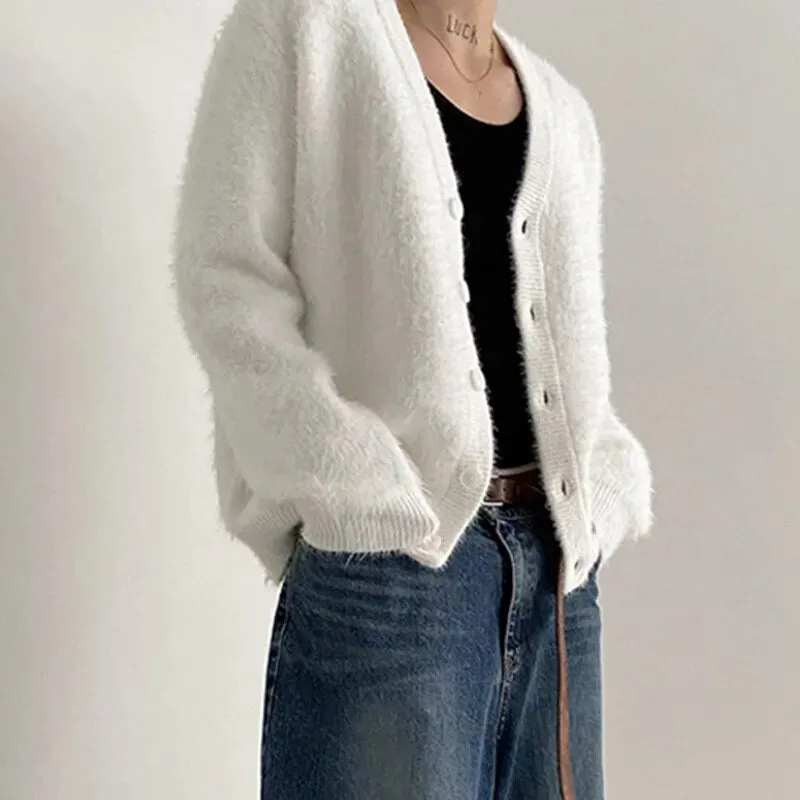 Mohair Style Cardigan