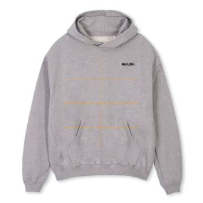 MONDRE BUGGS MONEY Grey Marl Oversized Hoodie.