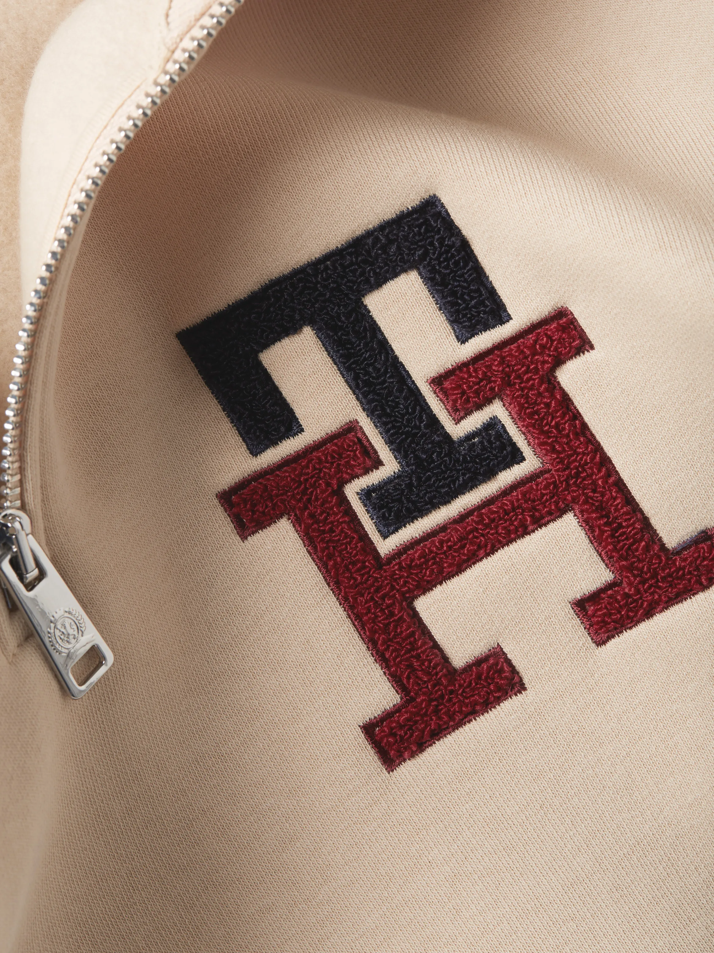 Monogram Applique Half-Zip Sweatshirt | Sweatshirts & Hoodies| Tommy Hilfiger