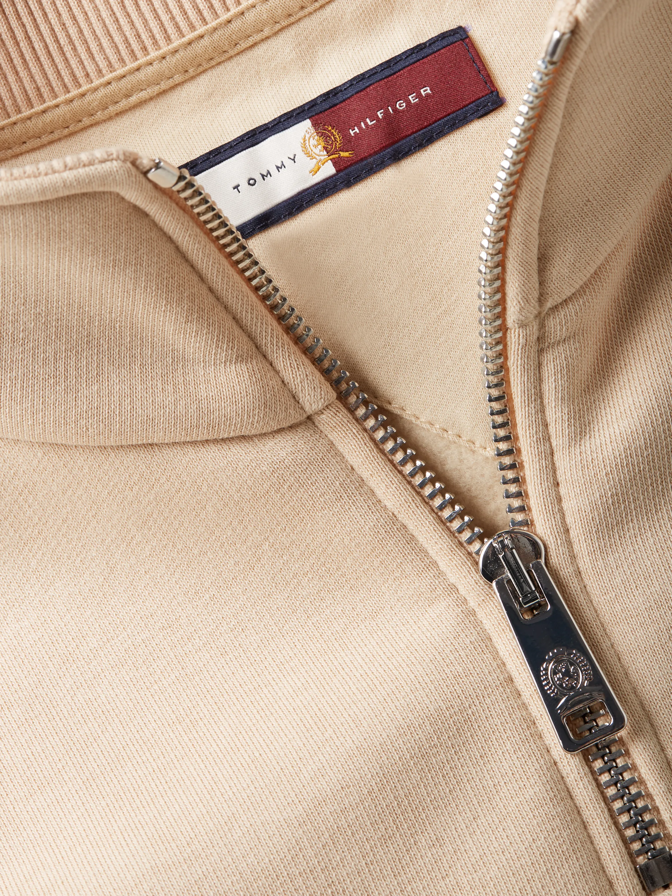 Monogram Applique Half-Zip Sweatshirt | Sweatshirts & Hoodies| Tommy Hilfiger