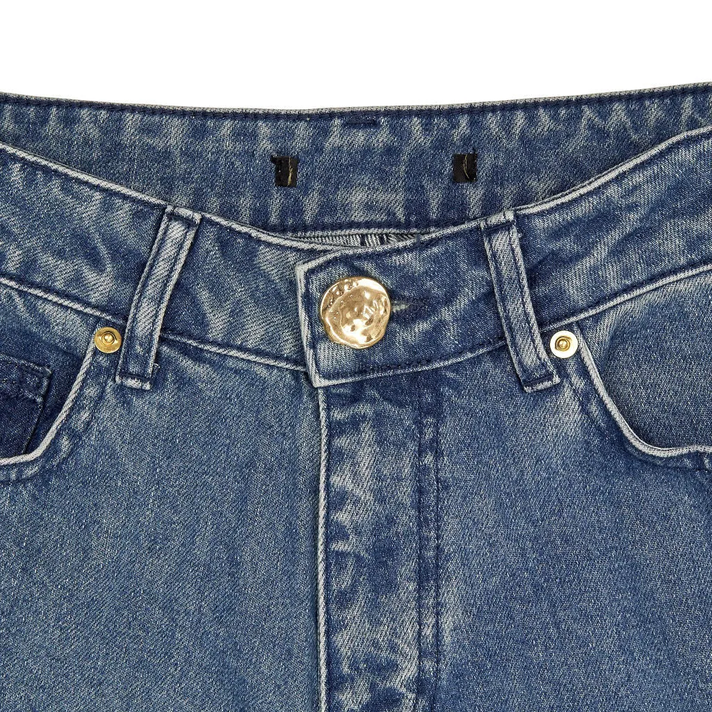 Mother of Pearl Blue High-Waist Jeans