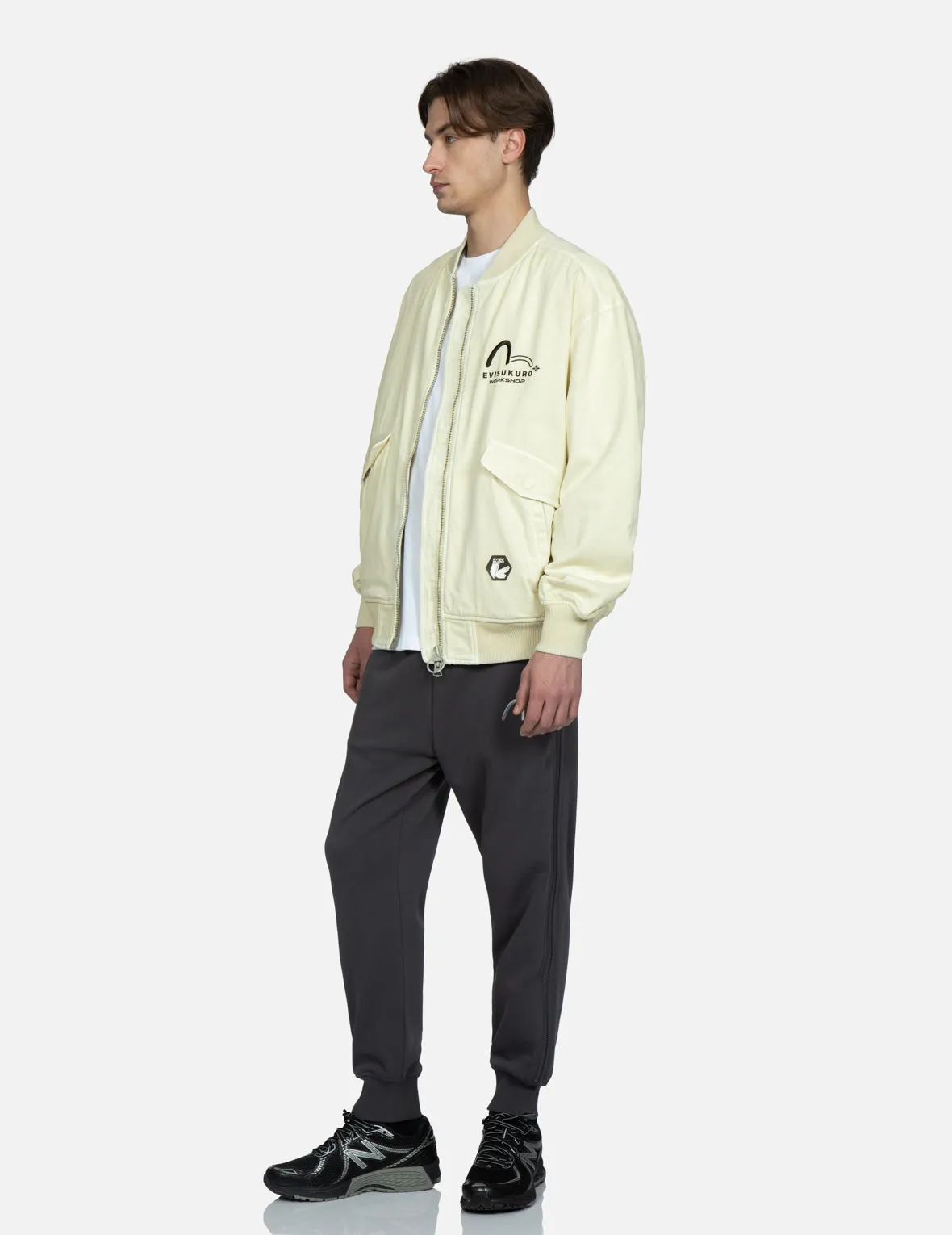 Multiple Logo Embroideries MA-1 Bomber Jacket