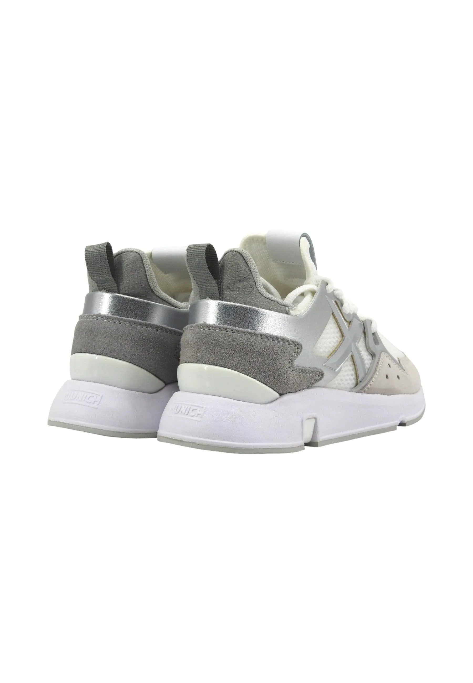 MUNICH Click Women 67 Sneaker Donna White Grey 4172067