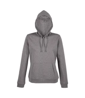 NEOBLU Womens/Ladies Nicholas French Terry Hoodie (Gray Marl) - UTPC4839