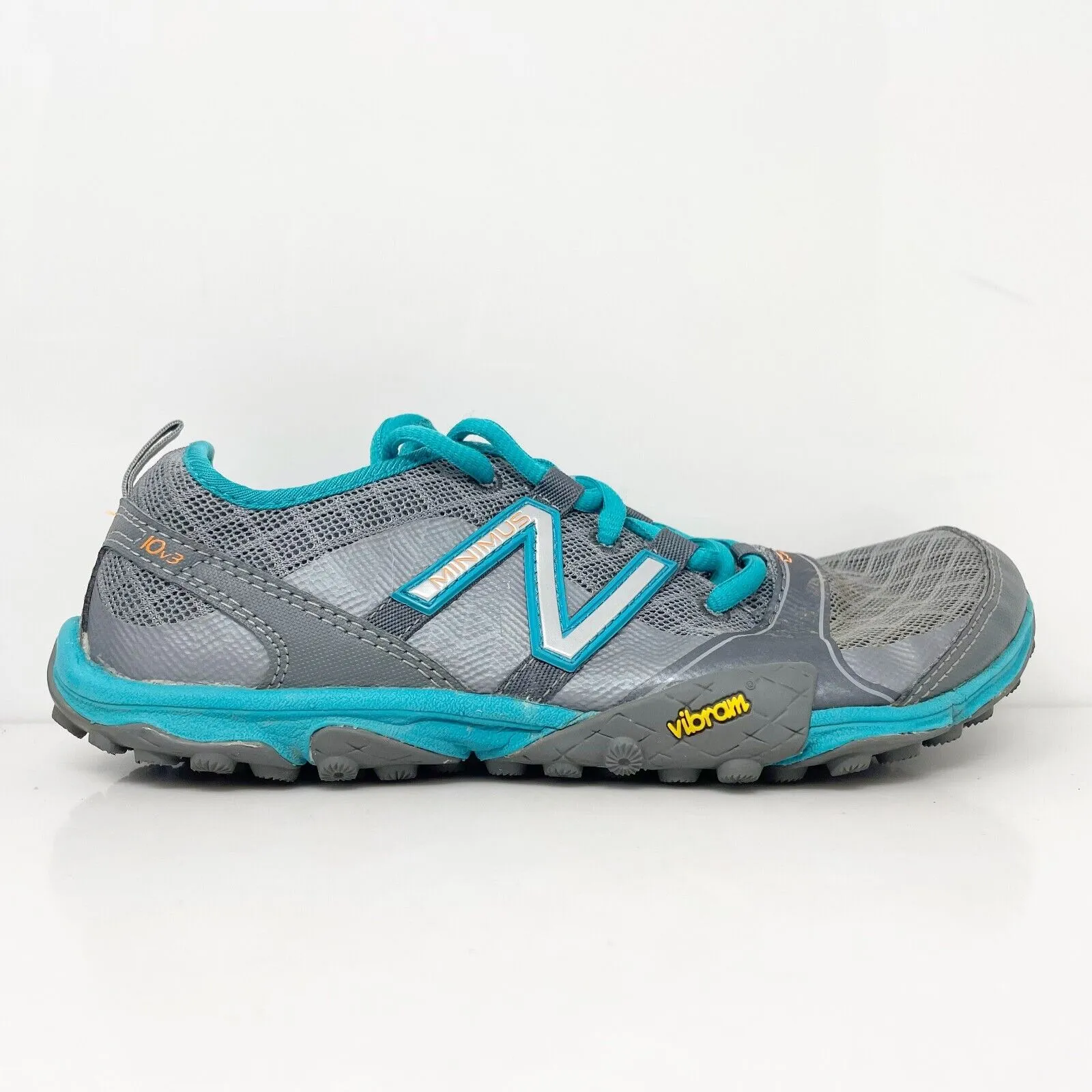 New Balance Womens Minimus 10 V3 WT10GG3 Gray Running Shoes Sneakers Size 7 B