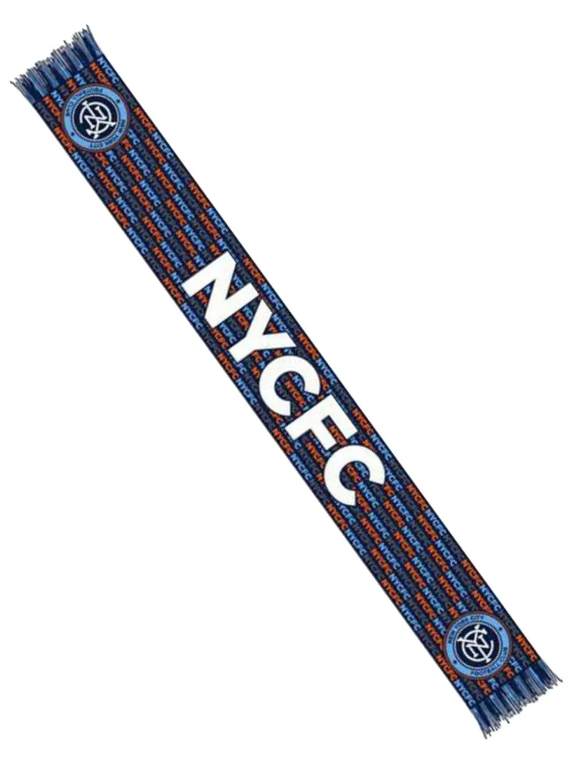 New York City FC Ruffneck Navy Locolor HD Acrylic Knit Scarf 6.5 x 60