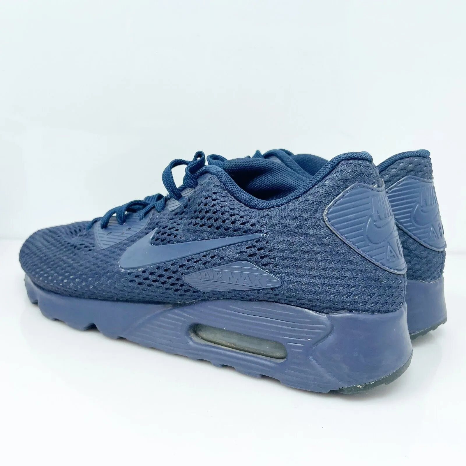 Nike Mens Air Max 90 Ultra BR 725222-401 Blue Running Shoes Sneakers Size 9