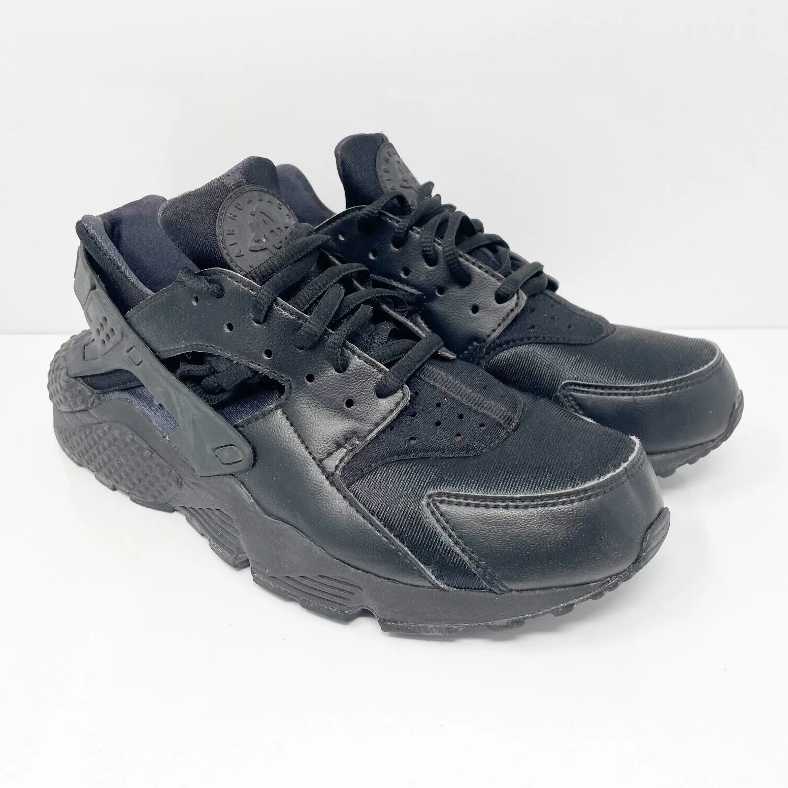 Nike Womens Air Huarache 634835-012 Black Casual Shoes Sneakers Size 9