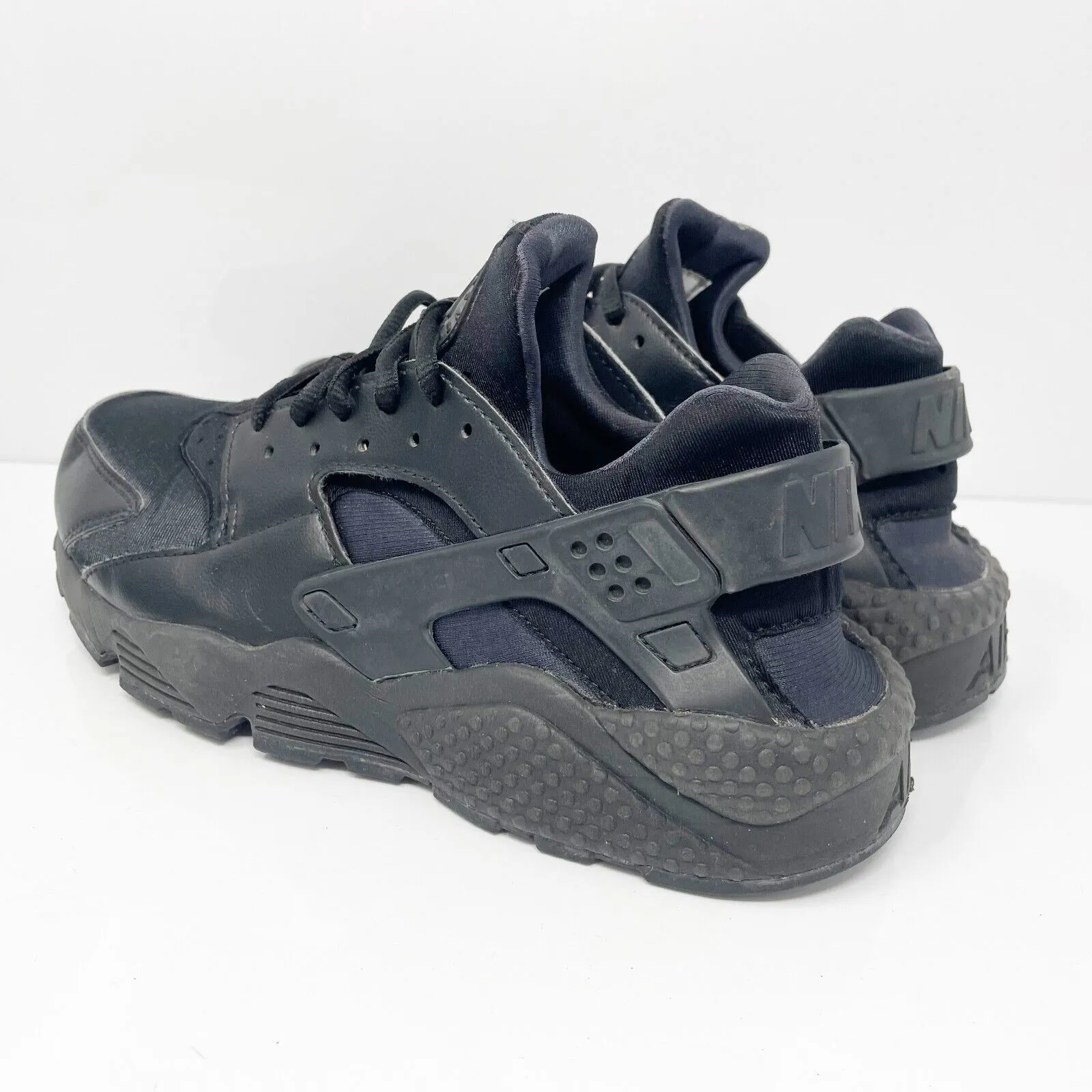 Nike Womens Air Huarache 634835-012 Black Casual Shoes Sneakers Size 9