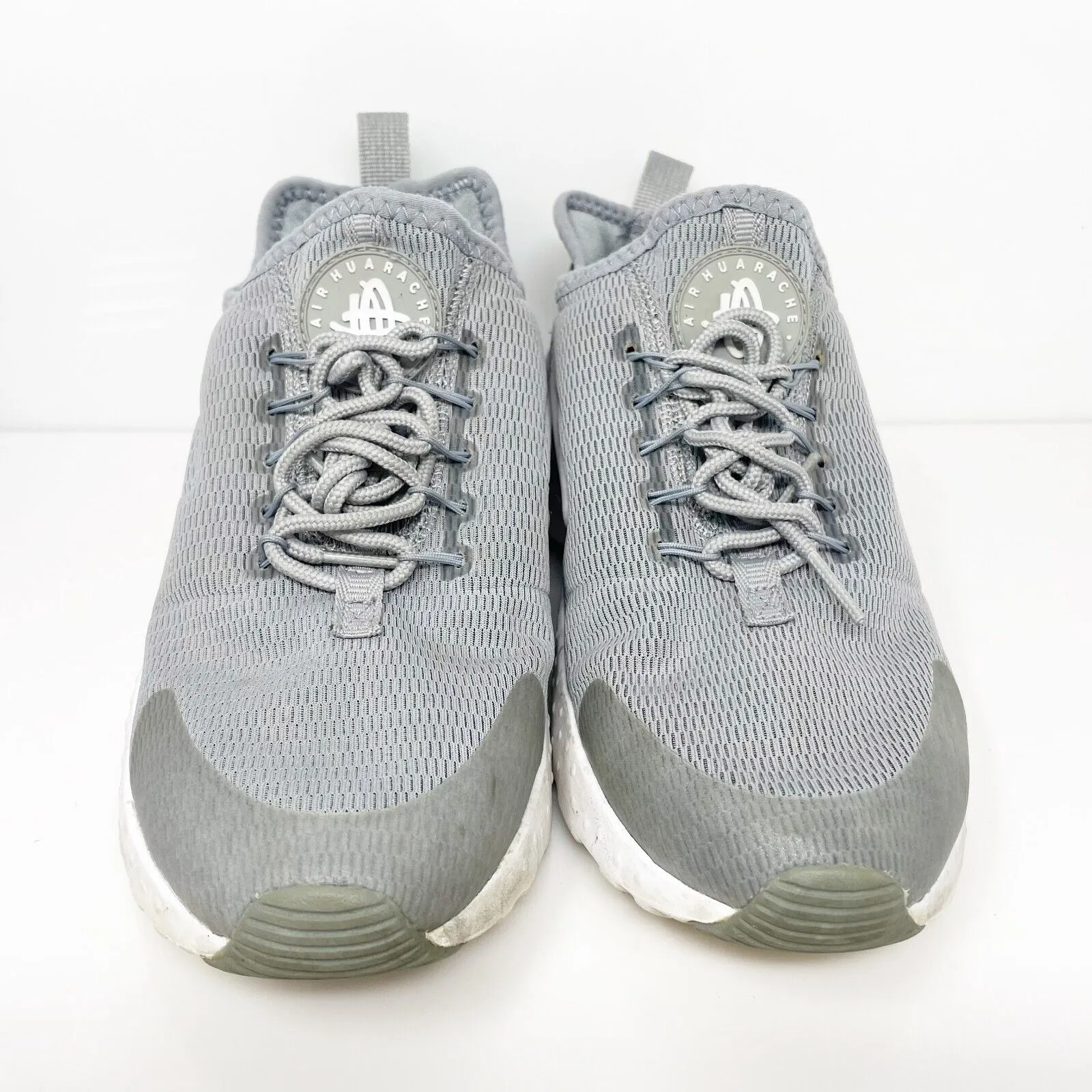 Nike Womens Air Huarache Run Ultra 819151-003 Gray Running Shoes Sneakers Sz 6.5