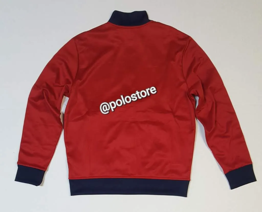 Nwt Polo Sport Written On Sleeves Red Track Jacket