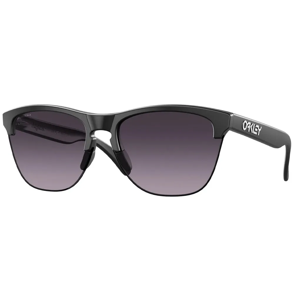 Oakley Frogskins Lite Matt Black Glasses With Prizm Grey Lens