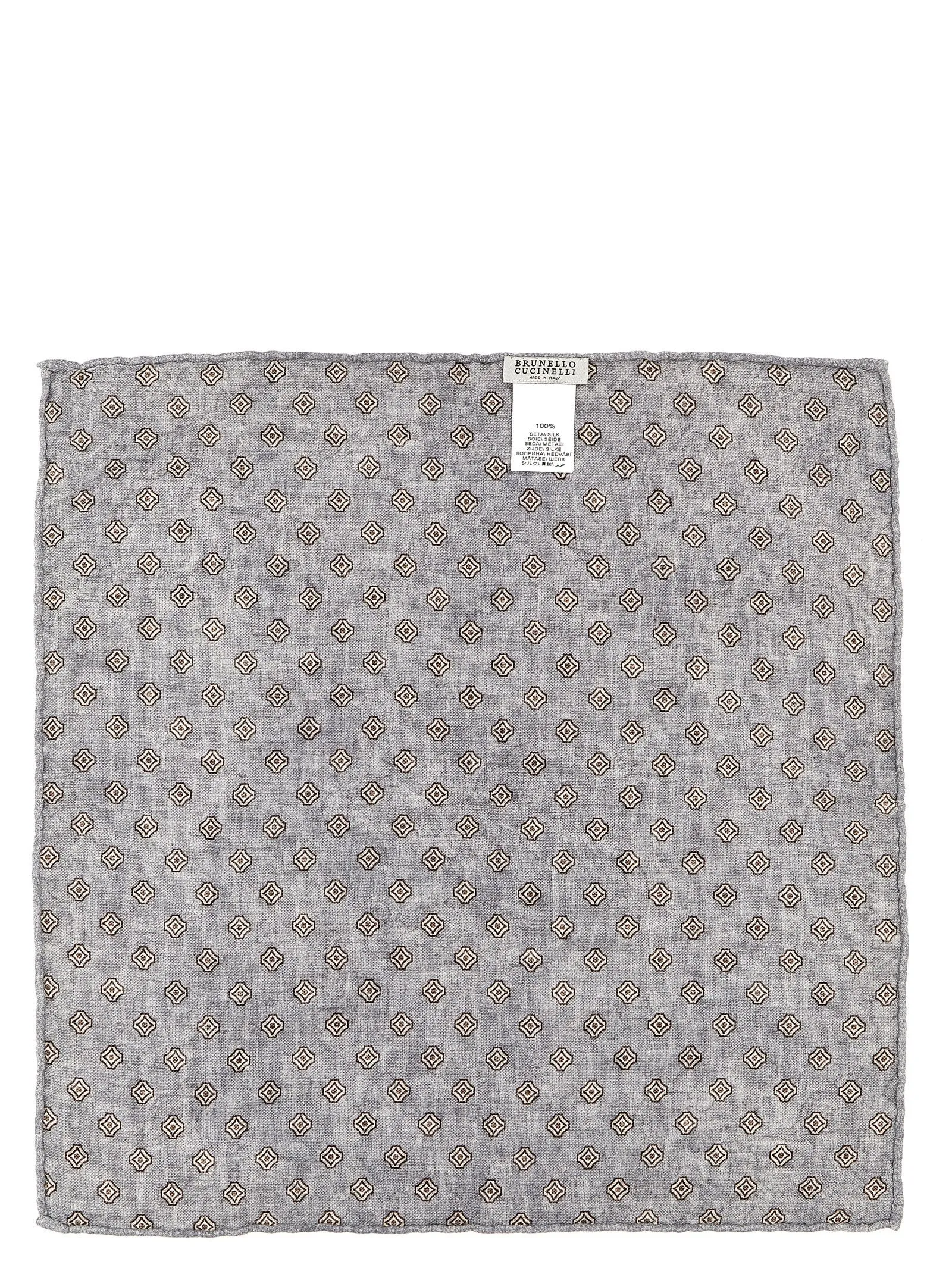 Patterned Clutch Bag Scarves, Foulards Gray