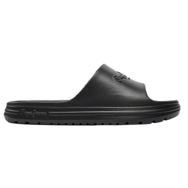 Pepe Jeans Beach Slide M PMS70159 flip-flops black