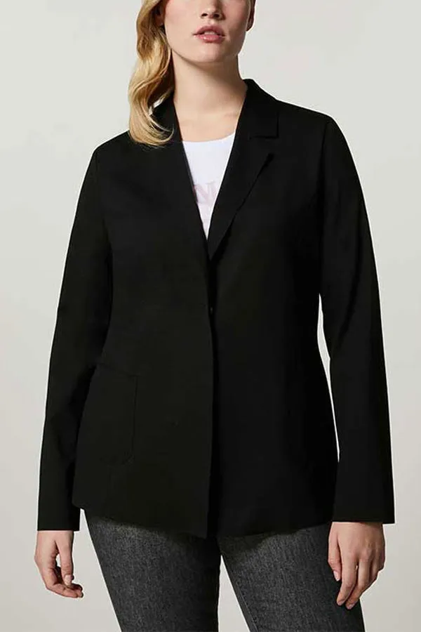 Persona (by Marina Rinaldi) OPEN TECHNICAL FABRIC JACKET