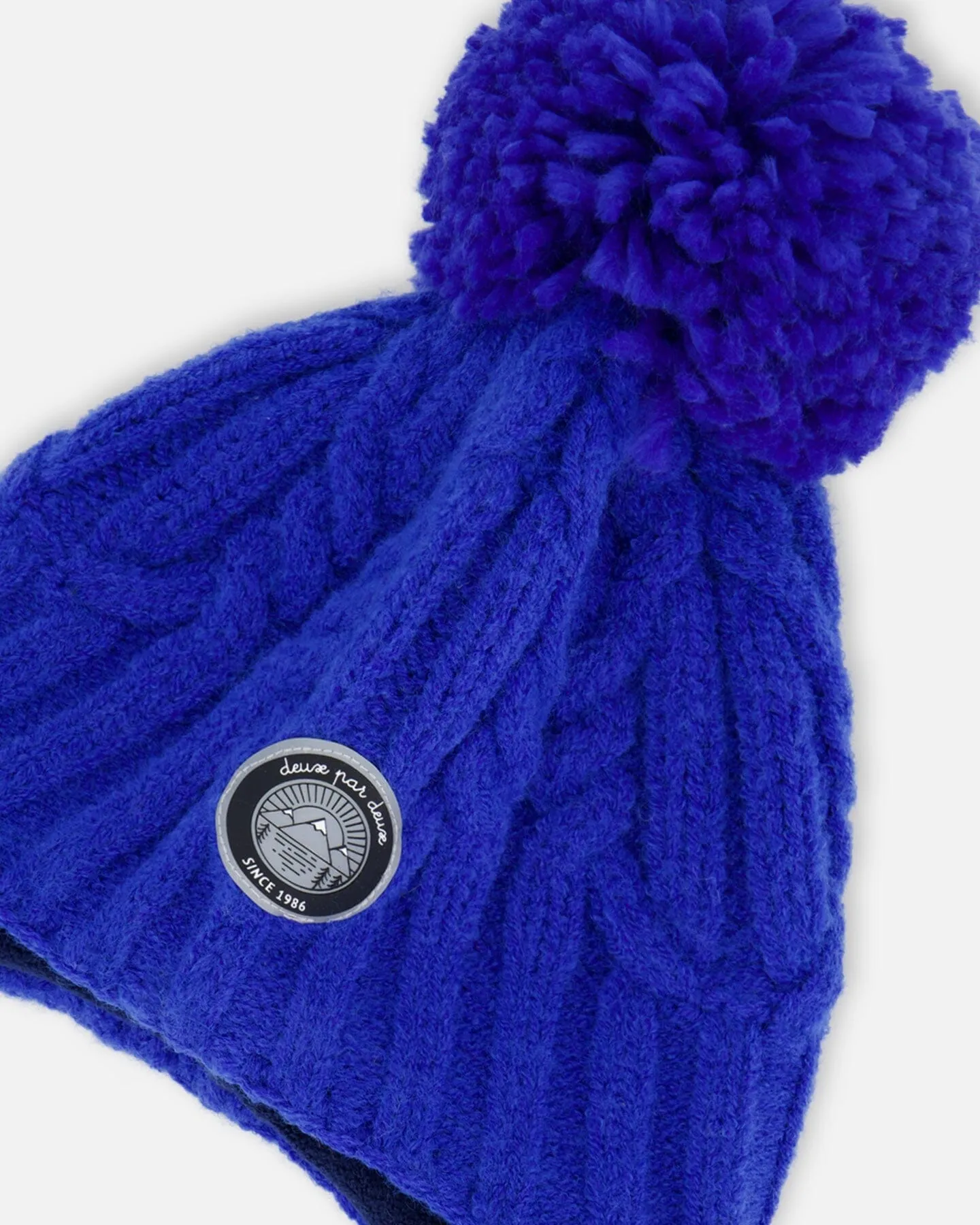 Peruvian Knit Hat Royal Blue