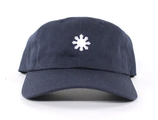 Philippine Unconstructed Baseball Adjustable Dad Hat (Navy)