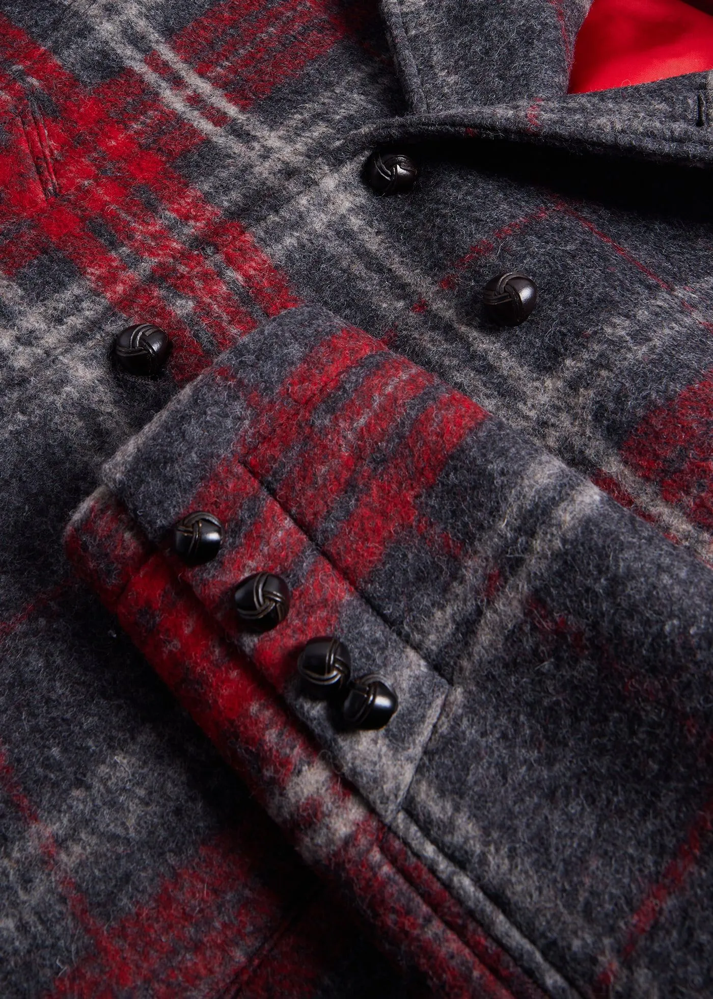 Plaid Hooded Coat