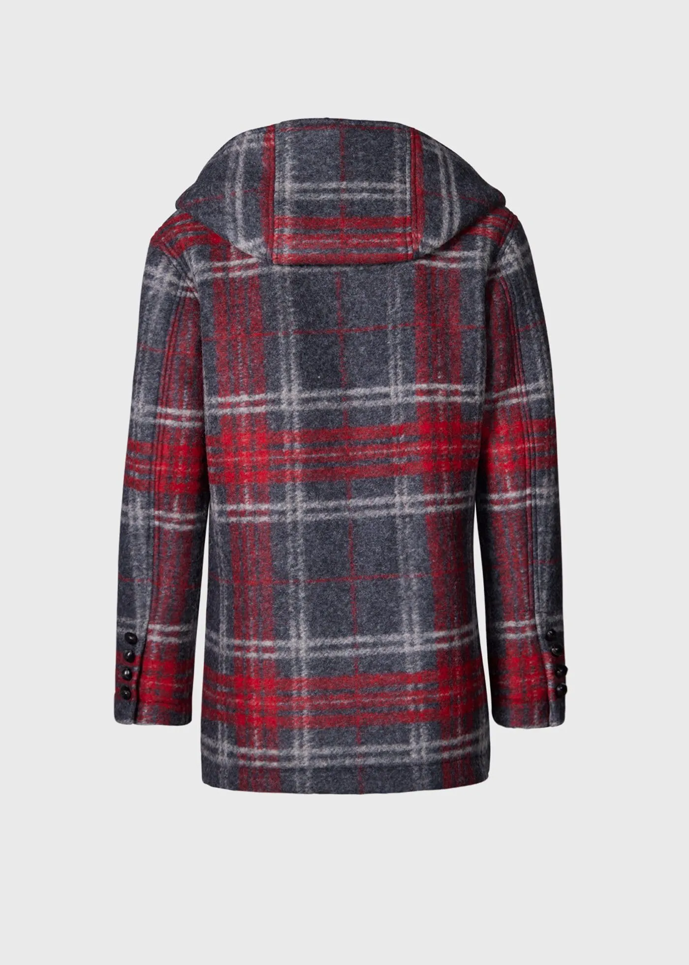 Plaid Hooded Coat