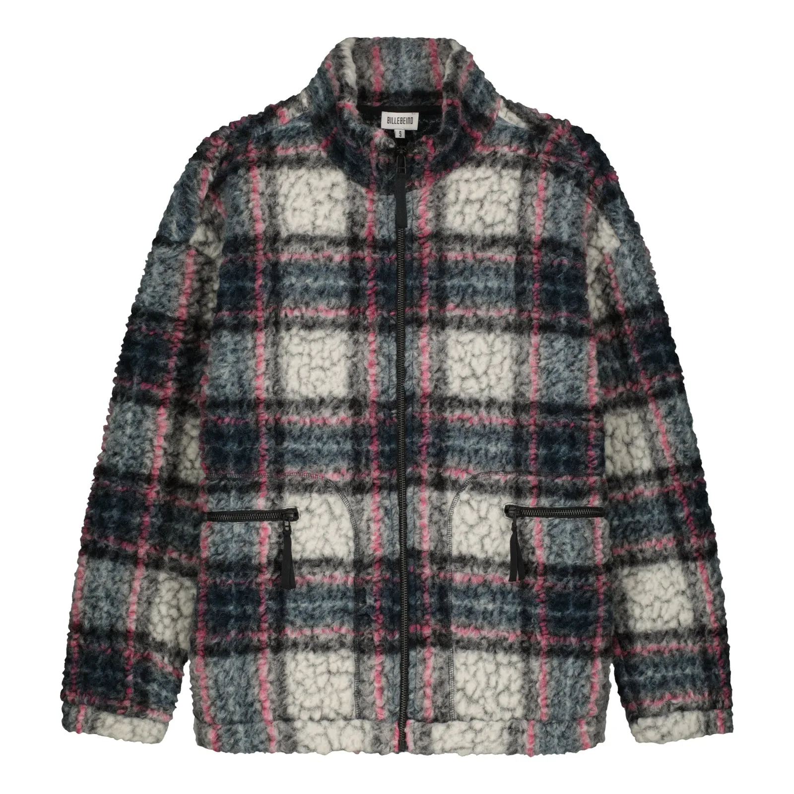 PLAID SHERPA JACKET