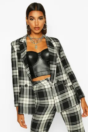 Plaid Suit Jacket