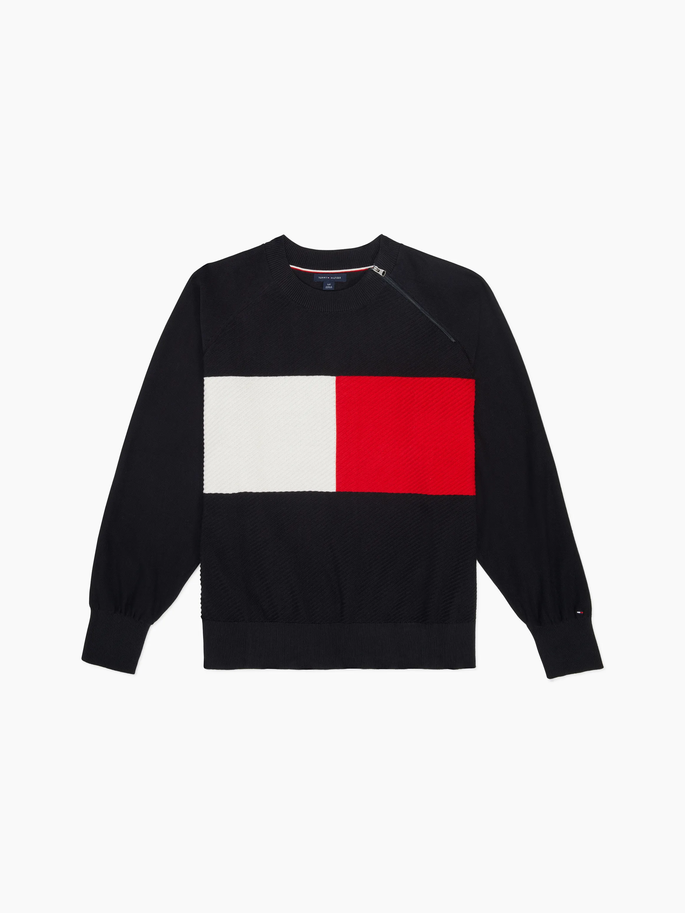 Port Access Flag Crewneck | Adaptive Sweatshirts & Hoodies | Tommy Hilfiger